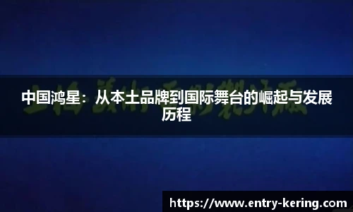 中国鸿星：从本土品牌到国际舞台的崛起与发展历程